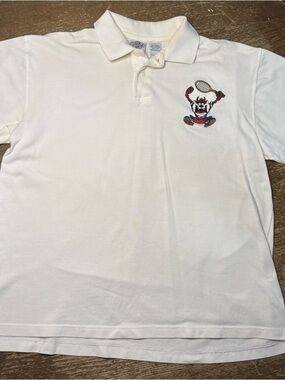 1994 Embroidered Taz Tennis Polo